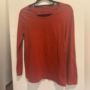 No Boundaries Women's Rich Red Long Sleeve Tee